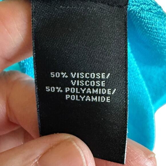 Lafayette 148 Sweater Tank Blue Coastal Preppy Prep Beach Fishermancore XL - Picture 6 of 9